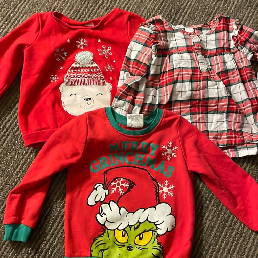 Christmas Top Lot of 3